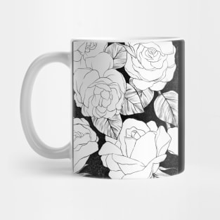 dark spring roses Mug